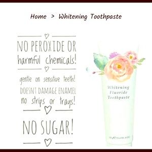 Stain removing/ whitening toothpaste 4 oz tube